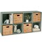 Best Choice Products 8-Cube Bookshelf, 11in Display Storage System, Organizer w/ Removable Back Panels